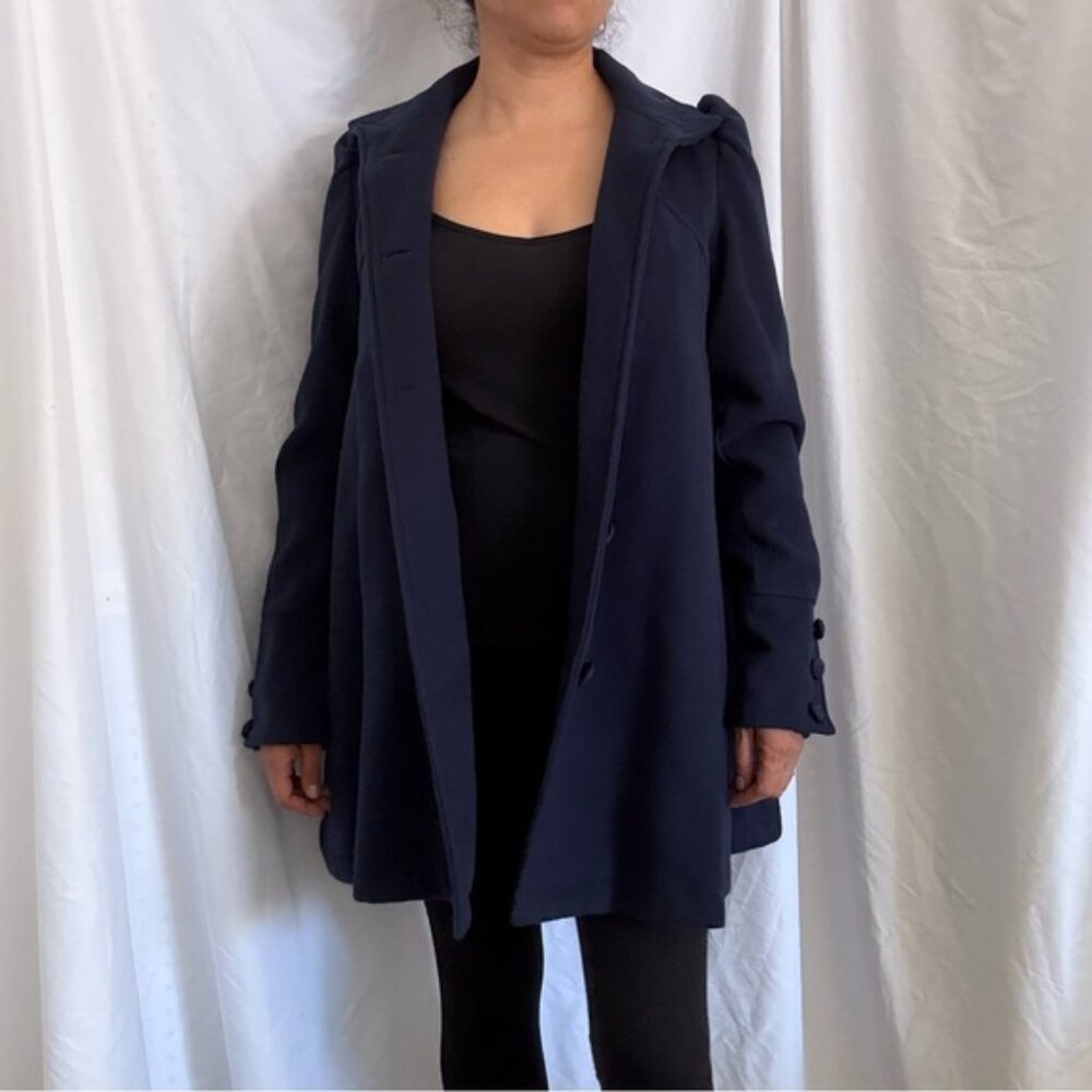 Free People Women's Navy Coat